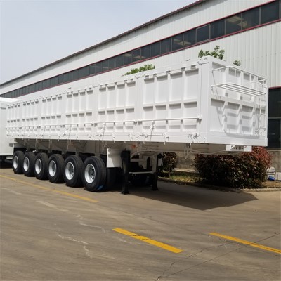 Remorque à décharge latérale